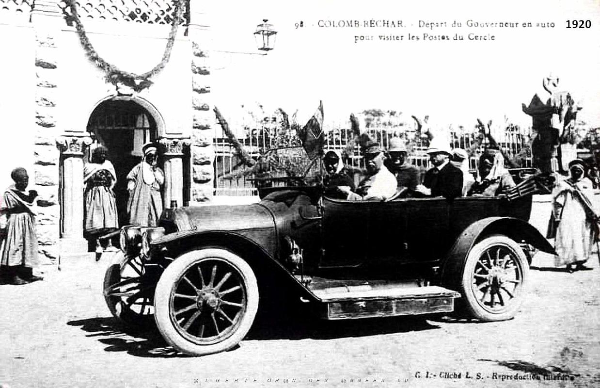 Colomb-Bechar - Depart du Gouverneur pour visite des Postes.jpg